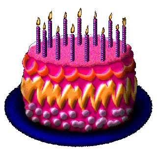 نتیجه تصویری برای کیک تولد متحرک